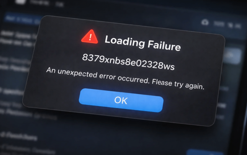 the error 8379xnbs8e02328ws code